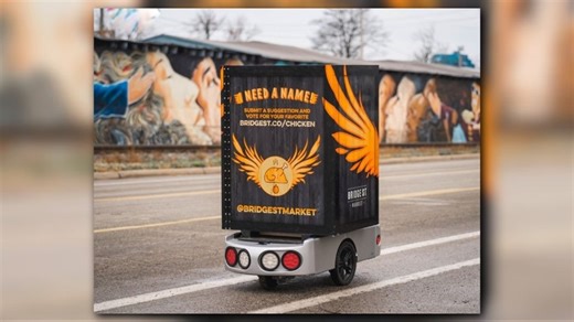 Ever want to name a robot that delivers chicken? Dreams do come true