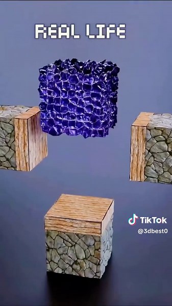 Minecraft Water Vs Real Life — Ultra Realistic 3D in Blender