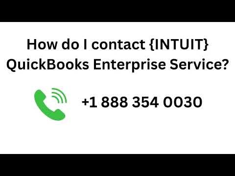 How do I contact {INTUIT} QuickBooks Enterprise Service