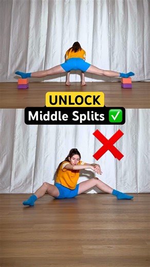 6 Secret Stretches for a Deeper Middle Split!😎 #flexibility #stretching #shorts #yogapractice
