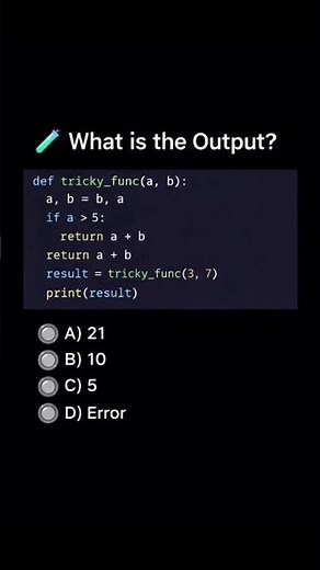 Python Quiz Challenge #shorts | Can You Solve It?