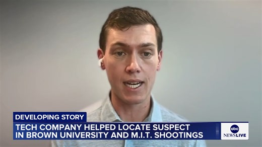 Garrett Langley, founder and CEO of Flock Safety, explains how his company's technology assisted authorities in helping track down the suspect in the Brown University and MIT professor shootings. Read more: https://abcnewslive.visitlink.me/JdM7uD | ABC News Live