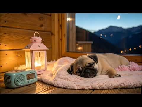 12 HOURS • Dog Sleep Music 🎄🐶💤 | Cozy Christmas Pug Lullabies for Deep Relaxation & Winter Sleep