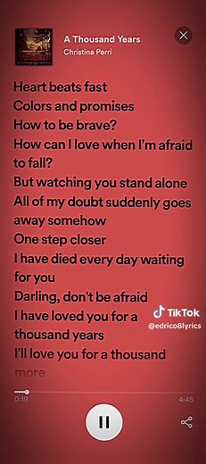 1000 Years Song Lyrics: Engaging TikTok Version & More