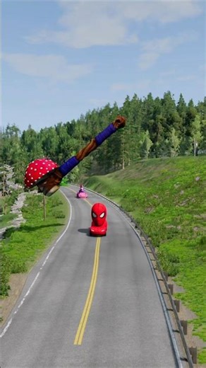 FUNNY AND CRAZY CARS VS MUSHROOM HAMMER IN BeamNG.Drive