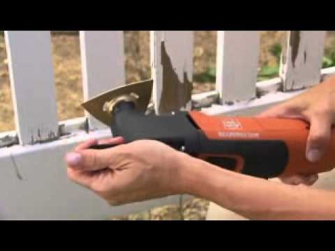 FEIN MultiMaster in Aktion - Fenster