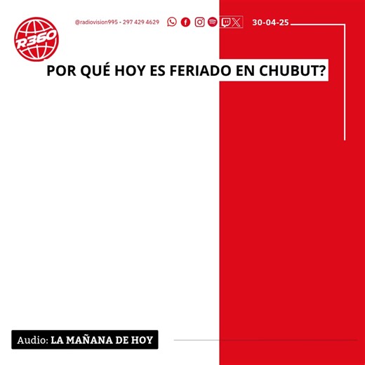 FERIADO PROVINCIAL Para entender de qué va el Plebiscito de 1902 que da origen al feriado provincial de hoy. | Radiovision 99.5 fm | Facebook