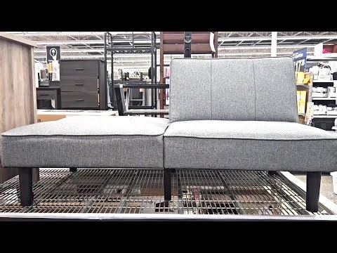 MAINSTAYS STUDIO FUTON CONVERTS FROM SOFA POSITION TO LAYING FLAT Shop with us at Walmart!!!