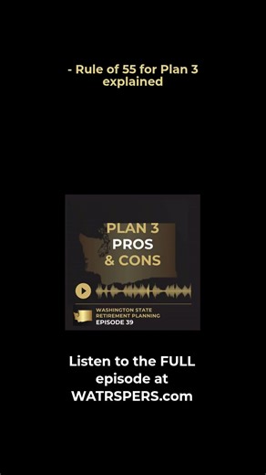 Free Washington Retirement Planning Community and CoursesWashington State Plan 3 is one of the most misunderstood retirement systems, part pension, part investment account. In this episode, we break down the real pros and cons of Plan 3 so you understand how it works, what it does well, and where it can fall short if you’re not careful.You’ll learn why Plan 3’s 1% per year pension is still a valuable guaranteed benefit (and completely free), how the forced savings component helps many employees