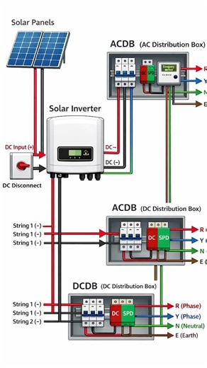 10kw Solar System Wiring and Digram