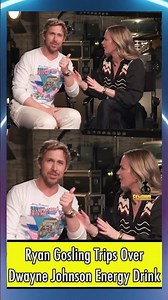 Emily Blunt Spoiled Ryan Gosling By Giving Dwayne Johnson’s Energy Drink🤣