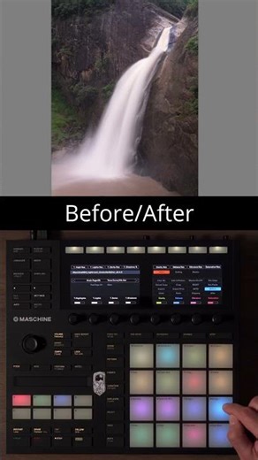 I turned my music controller into a Lightroom editor. #lightroom #photoediting #maschine #midi