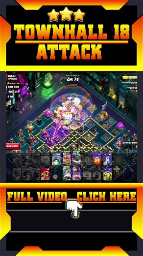 HOW TO EASILY 3 STAR IN TH18 ATTACK | CLASH OF CLANS