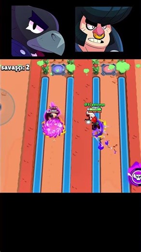 Bull vs crow #brawlstars