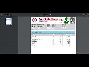 Reportooo Change Test Report Header Footer Medical Lab Software for Online Reporting with auto SMS