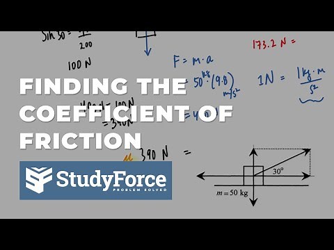 Finding the Coefficient of Friction | Forces Sled Problem