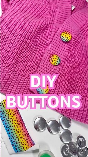 How to make fabric buttons #diycrafts #buttons #versiflex #sawgrassink #diyideas #crafty