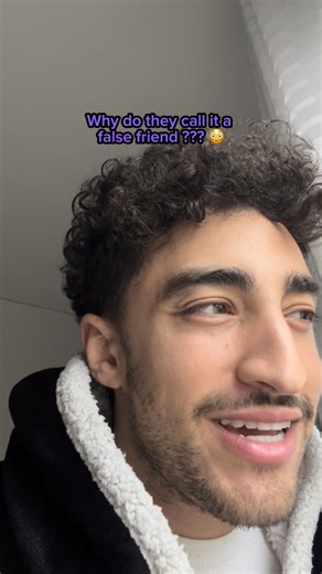 In #linguistics, a "false friend" is a word that looks or sounds similar to one in another language but has a completely different meaning! 😅 Check out these two hilarious examples! 🤣 What's another "false friend" that people should be aware of? 🙃 Let us know! 👇 #languages #languagelearning #polyglot | Rosetta Stone