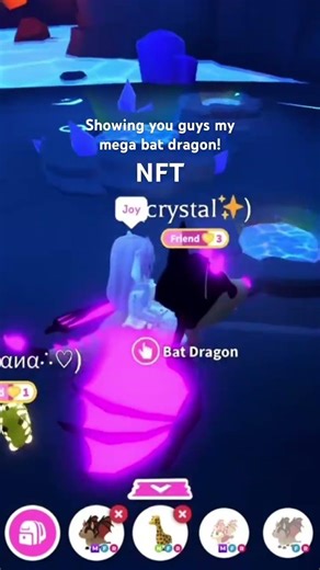 My cute mega neon bat dragon #meganeonbatdragon #adoptme #adoptmebatdragon