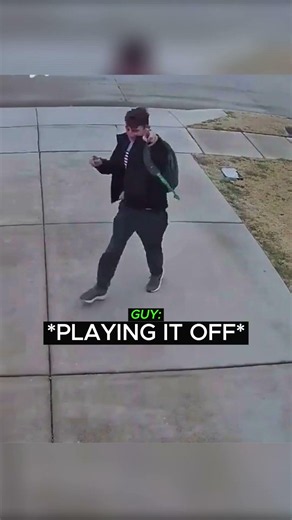 When you try to play off a fall...