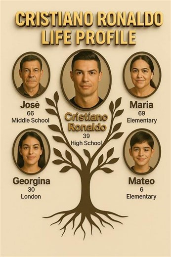 Cristiano Ronaldo Life Profile | Family Tree, Age, Education & Biography