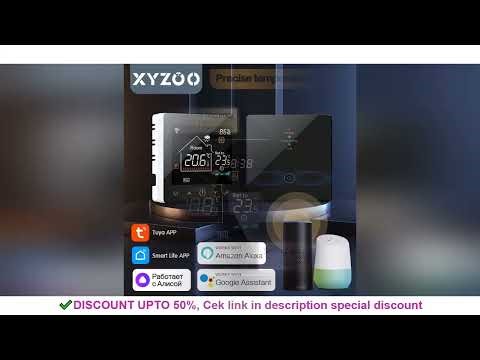 WiFi Tuya Wireless Thermostat for Gas Boiler RF433 Floor Heating Smart Home Temperature