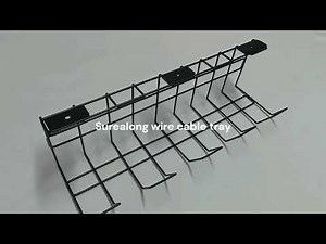 Under Desk Cable Management Wire Keeper Organizer Holder