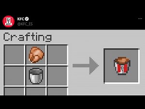 When KFC tweets a Minecraft meme...