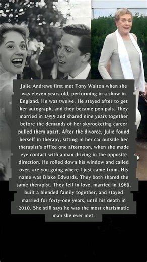 Julie Andrews And Her Husband Met Outside Their Therapist's Office