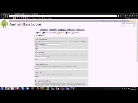 Android Lost: Find & Control your Android Phone