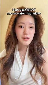 MCAT math tricks #premed #mcatprep #mcatstudy