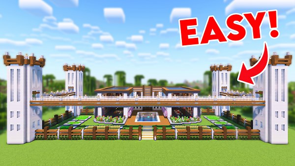Build Your Dream House in Minecraft! Quick, Fun, and Creative! 🎮