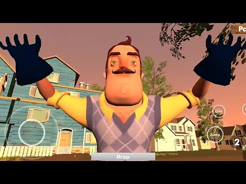 Hello Neighbor Mobile Beta Pre-Alpha 1 Prototype on Android - Android Gameplay