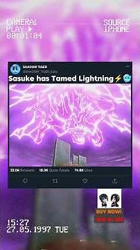 When Sasuke Unleashes Kirin Against Itachi ⚡🔥