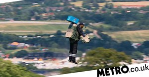 Domino's trials first ever pizza delivery... by jetpack