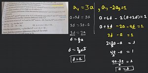 b) 1 . Find the first term and the common difference.Find the ... | Filo