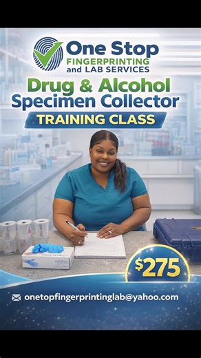 Are you interested in making extra money as a drug testing specimen collector? Learn how to become a properly trained and certified drug and alcohol specimen collector through our comprehensive virtual training class. This live Zoom training will teach you: • DOT and Non-DOT specimen collection procedures • Urine, saliva, and hair collection techniques • Proper Chain of Custody form completion • Compliance standards and collector responsibilities • How to avoid common errors that lead to cancell