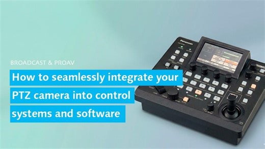 How to seemlessly integrate your PTZ camera into control systems and… | Christer Ahlqvist