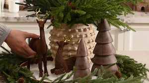 DN DECONATION Christmas Pine Stem Faux Pine Branches with Cones 22.4" 12PCS | Artificial Norfolk Stems, Greenery Fake Pine Needles for Vase Arrangements, Winter, Holiday Indoor Outdoor Home Decor