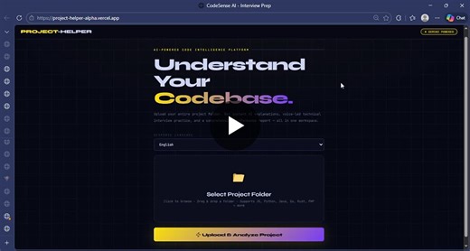 Excited to share my project Project-Helper Overview AI powered React platform to understand any codebase easily Key Features Codebase explorer with multi file support Line by line code… | Sachin Soni