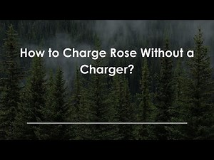How to Charge Rose Without a Charger?
