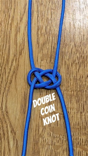 Double coin knot tutorial #ropework #paracord #diy