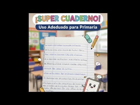 Uso Adecuado del Cuaderno (Primaria)