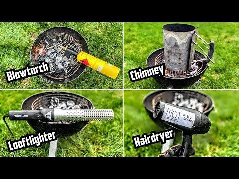 I Test the FASTEST Ways to Light Charcoal (That Don't Taste Gross)