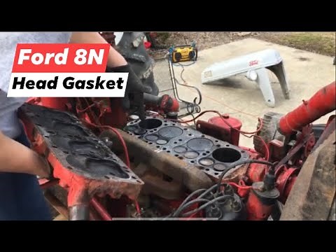 FORD 8n Head Gasket Job