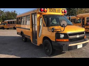 #9604 | 2008 Chevy Girardin Mini School Bus Full Tour