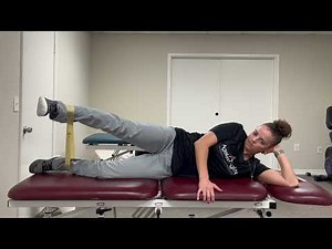 Isometric Hip Abduction with Flexion/Extension in Side lying with Band