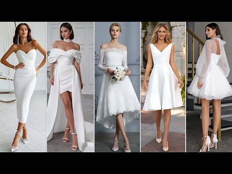 100 Beautiful Short & Tea-length Wedding Dresses | Civil Wedding Dresses.