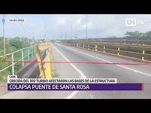Santa Rosa bridge collapses in Barquisimeto
