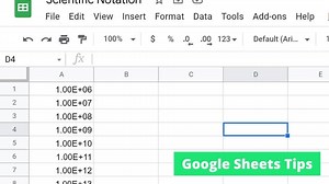 How to Turn On and Off Scientific Notation in Google Sheets - Tutorial